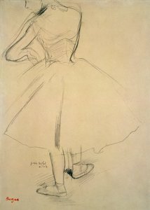 Balletdanseres van Achteren, 19e eeuw door Edgar Degas
